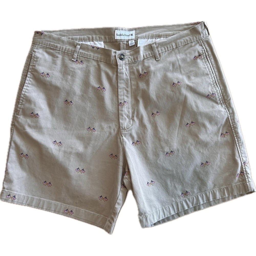 July 4th American flag Men's Shorts Size 38 Saddlebred